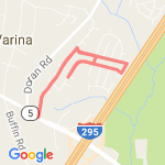 quick 3 miles route map
