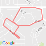 2 mile home route map