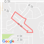 Home Mile route map