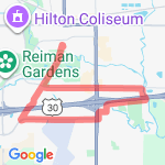 EarlyMorningTraffic6Miler route map