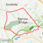 chorley old road loop route map