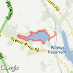 Entwistle resevoir route map