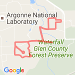 The argonne  route map