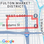 West Loop 2.5mi route map