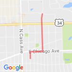 To Ty Warner route map