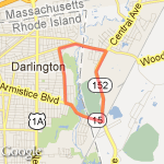 North Seekonk route map