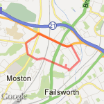 chain bar, hollinwood ave route map