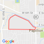 Papio Park Run route map