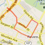 Cushman run route map