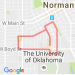 5k St Pat's 2017  route map