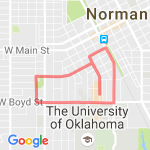 St. Patrick's 5k 2017 route map