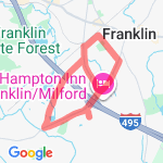 6 Mile loop route map