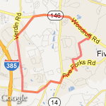 pass mauldin middle route map