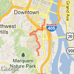 Dunniway Track & Terwilliger route map