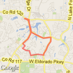 5 miles around grammys route map