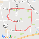 Bigger Road Run route map