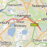 10k home to HCP to Sunbury Lock route map