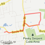 Burleigh Loop route map