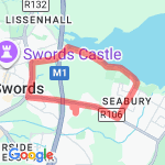 4 mile eastury route map