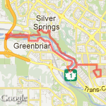 20k - Shouldice - University - Bowness Loop route map
