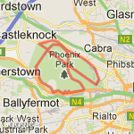 9.9 miles  route map