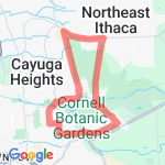 Hanshaw Rd Loop route map