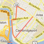 River & Gym route map