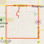 mitchs morning route map