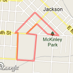 last leg of 8 mile run route map