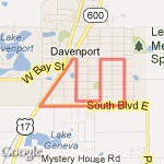 Practice 5k route map