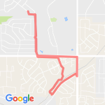 Thanksgiving route map