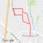 Equinox/Highland Park route map