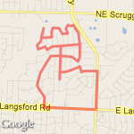 Bordner Estates route map