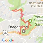 Tennis to Witch castle route map