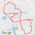 10 miles run route map