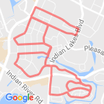 7.35 miles route map