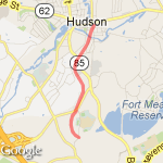 hudson trail route map