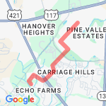 9 mile - echo farms route map