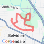 3 mile croydon loop route map