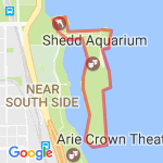 Planetarium 5K route map