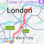 southwark 2 route map