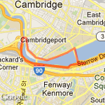 Memorial drive run route map