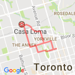 Casa Loma 4K route #2 route map
