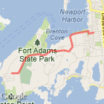 newport 6 miler  route map