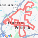 frederick 14 miles route map