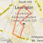KHP Course 1- 2.67 miles route map