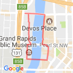Blue Bridge Mile route map