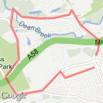 Smithills loop route map