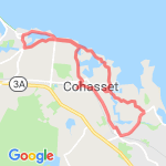 indian trail and straits pond ride route map