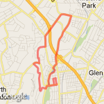 Lafayette Ave Extension route map